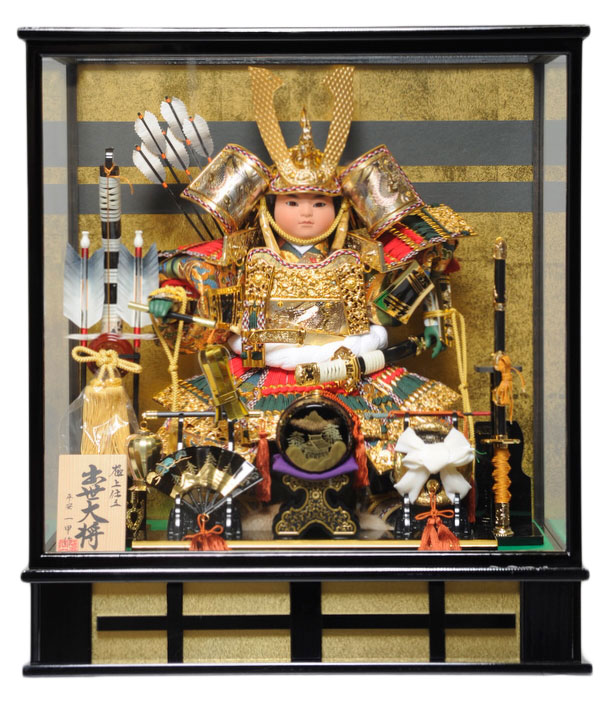 8号彫金子供大将：伏見屋監修【オルゴール付】｜人形の伏見屋