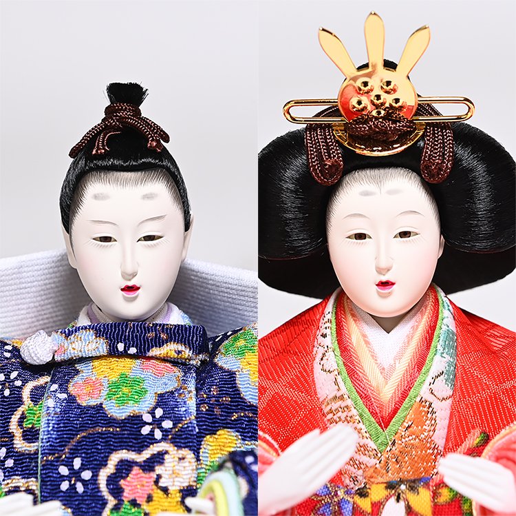 芥子親王豆官女：紗菜雛：華芳作｜人形の伏見屋