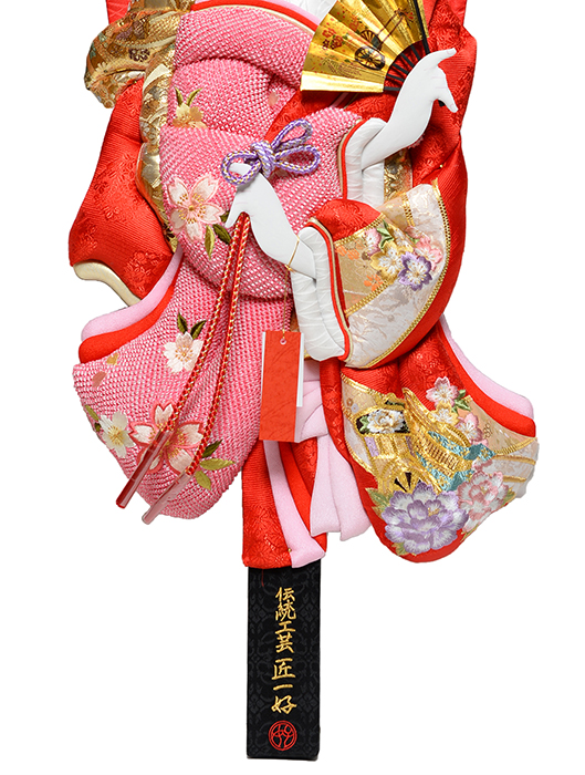 23号華苑：押絵振袖羽子板：匠一好｜人形の伏見屋