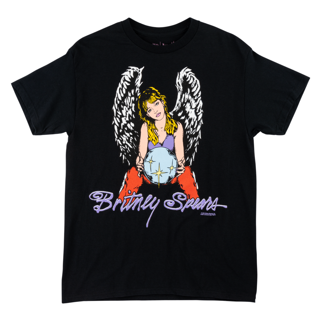 Britney Spears X Welcome - Angel Tee- Black – Welcome Skateboards