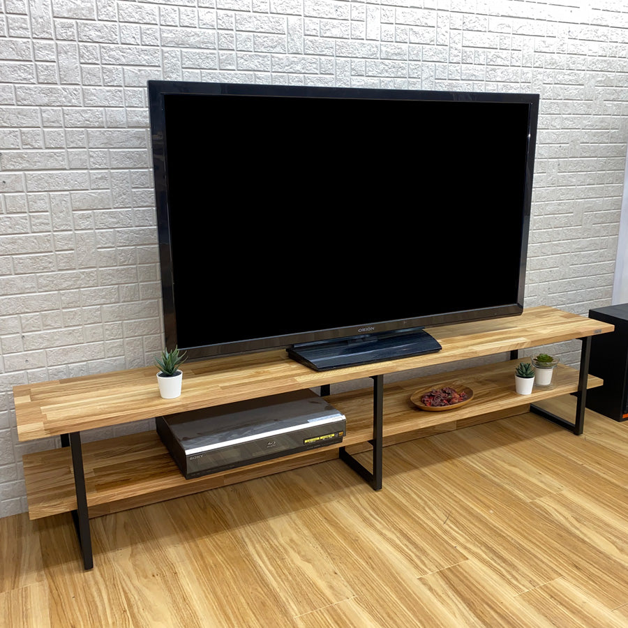 オーク MOSAIQUE 無垢材 テレビボード 幅180cm 1cm単位でサイズ