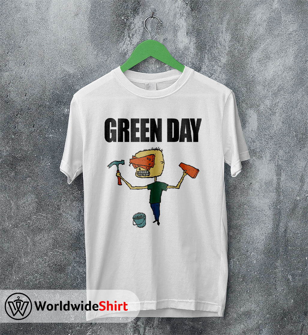 Green Day Tour Vintage 90's T-Shirt Green Day Shirt Rock Band