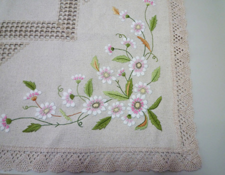 戸塚刺繍 テーブルクロス テーブルセンター テーブルクロス 戸塚刺繍