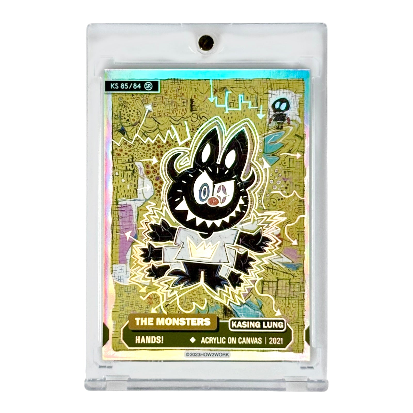 Labubu 2023 How2work The Monster Series 2 Trading Card Foil Print