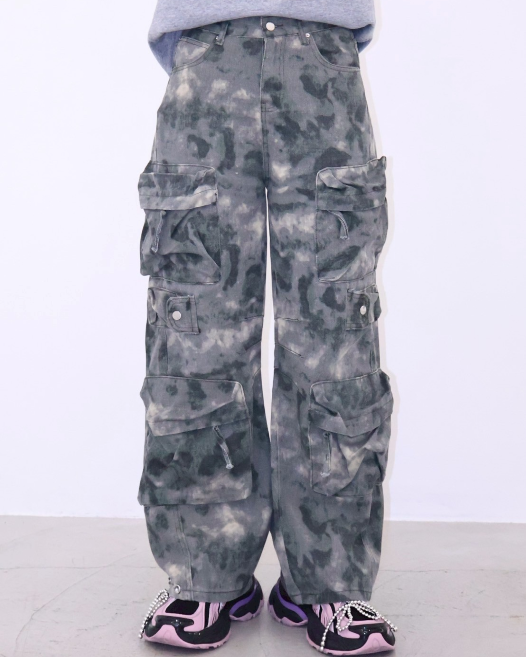 カモフラワークデニムパンツ K1096 – YOLO（ヨロ）｜ファッション通販