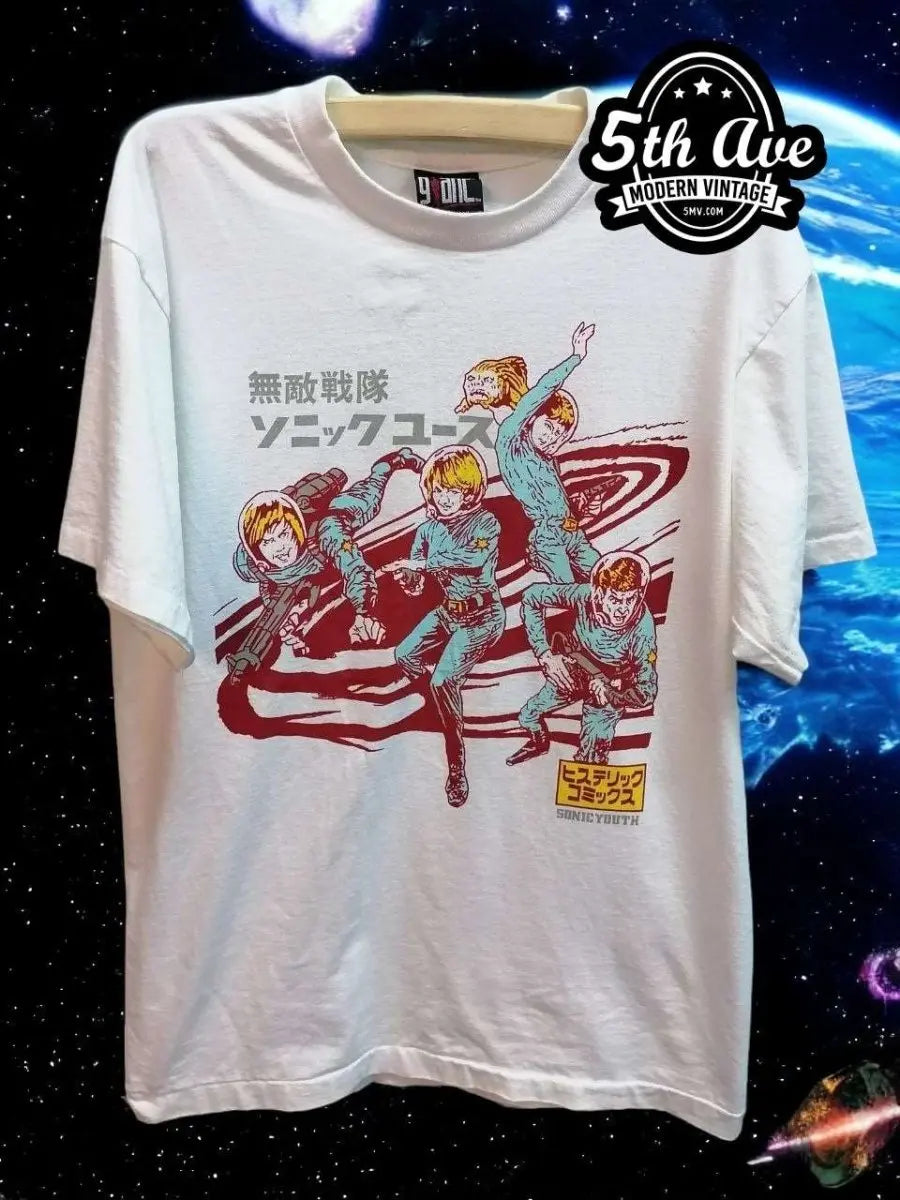 Sonic Youth Astronauts Japan Tour t shirt: Single Stitch Design