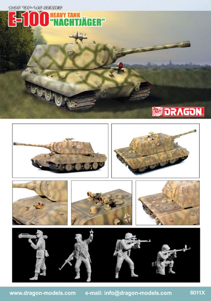 6011X - 1/35 E-100 Heavy Tank 