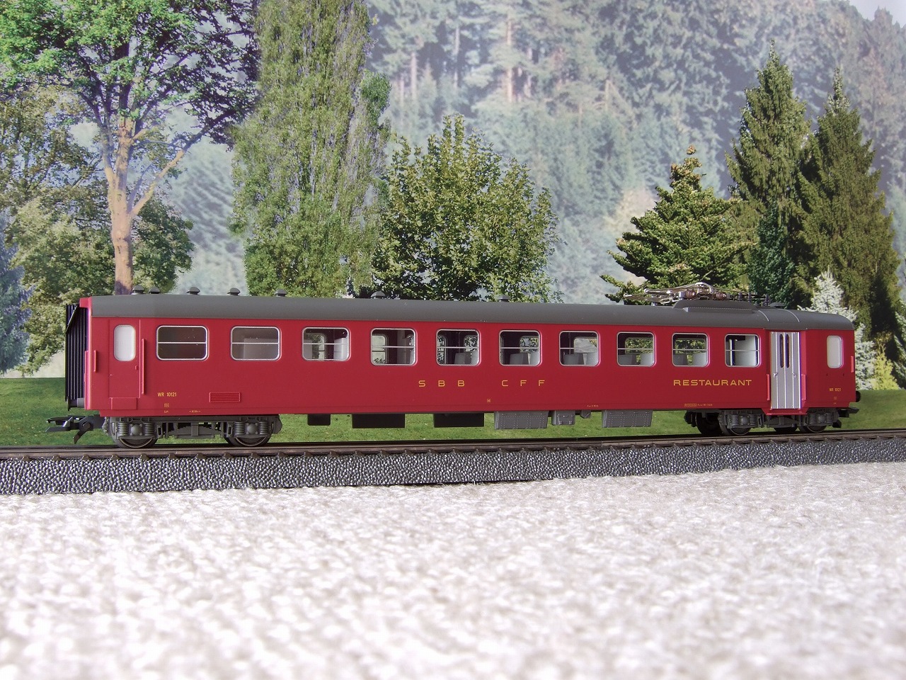 スイス国鉄 軽量鋼製客車 食堂車(43390): I.Y.