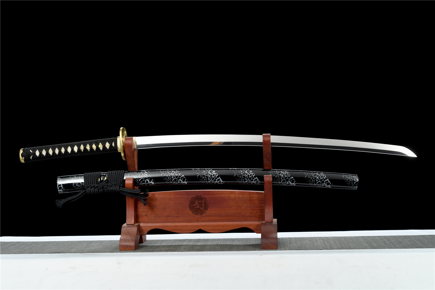 铜装高亮度镜面工艺武士刀《天妖貂》 - 刀剑产品网