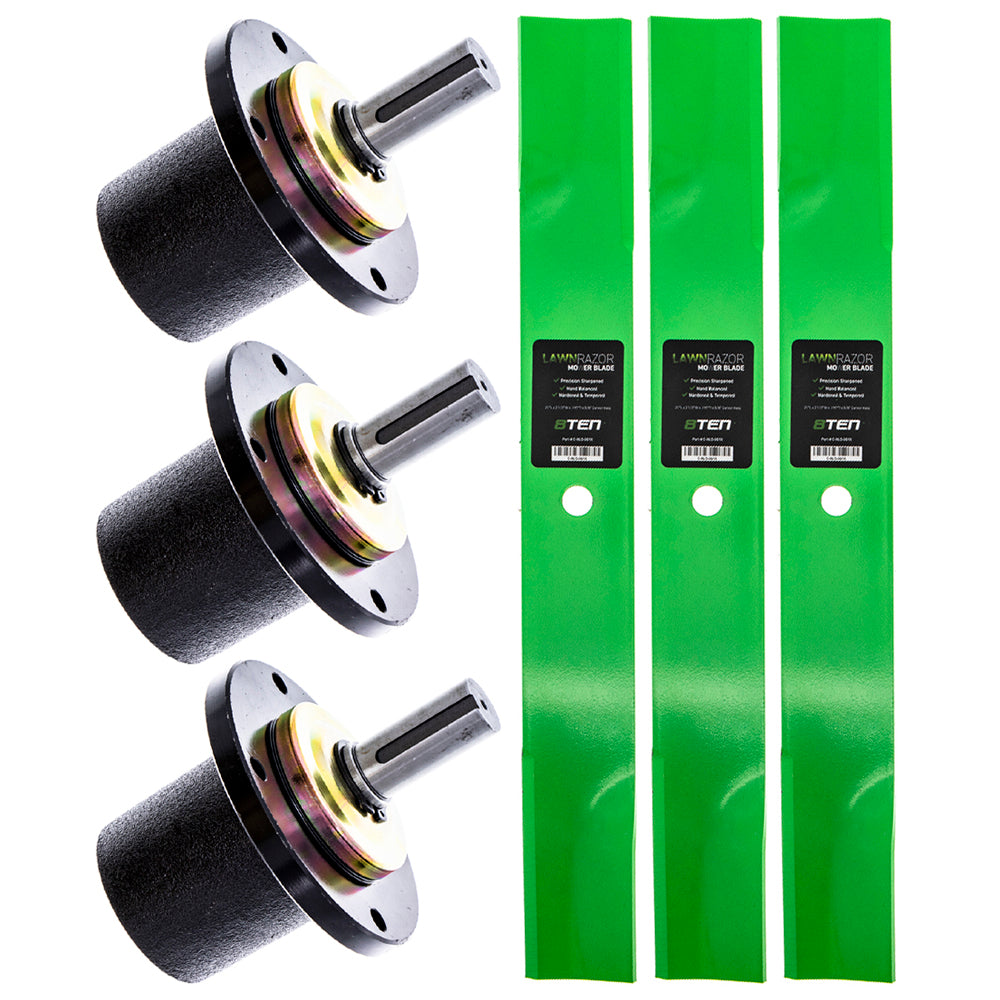 Deck Spindle & Mower Blade Kit For Schiller Great | 8TEN