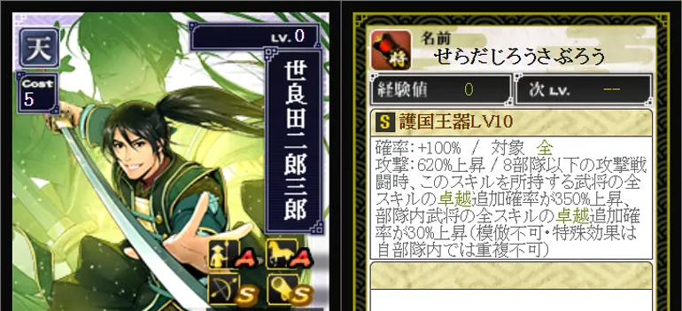 長尾景虎 No.10064 戦国IXA2025年10月の追加武将 | 斜め45°上を見た生活