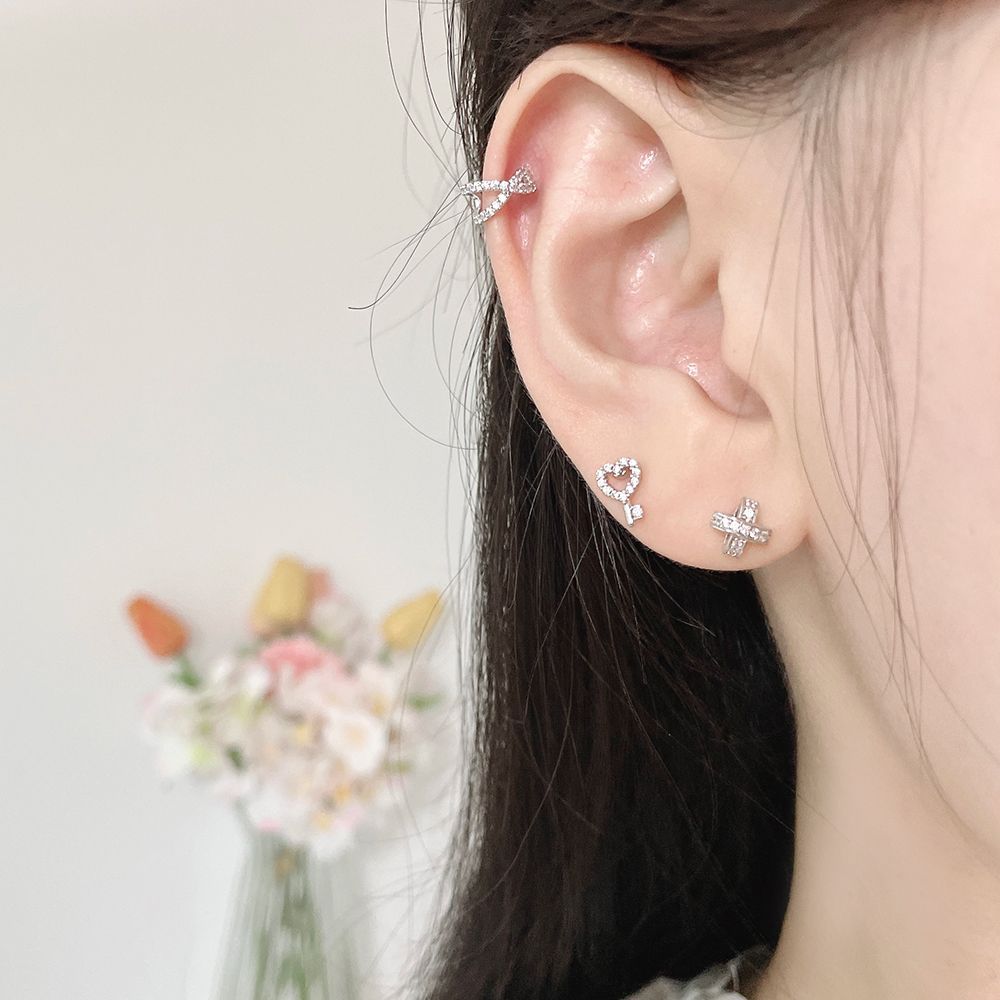 サージカル]ハートシェイプキー 鍵 (2Color) 16G ボディピアス