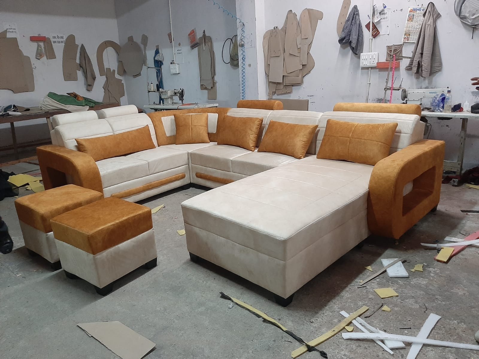 Designer Corner Sofa Set, 8 Seater at ₹ 32000/set in New Delhi