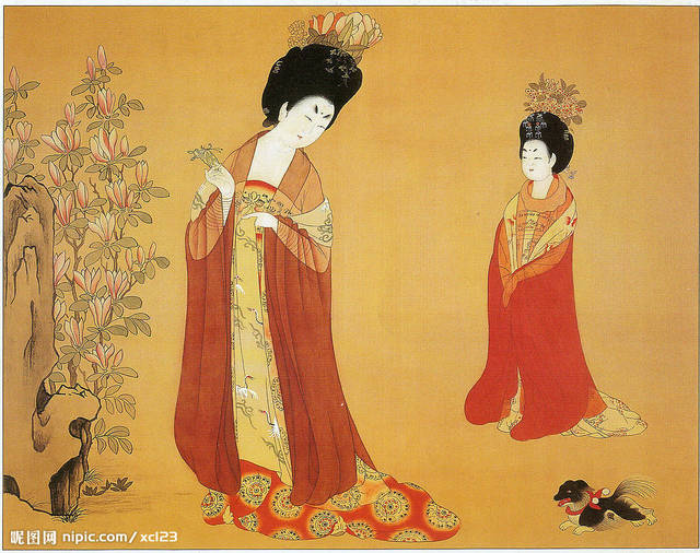 簪花仕女图》：一场绮丽的梦_搜狐网
