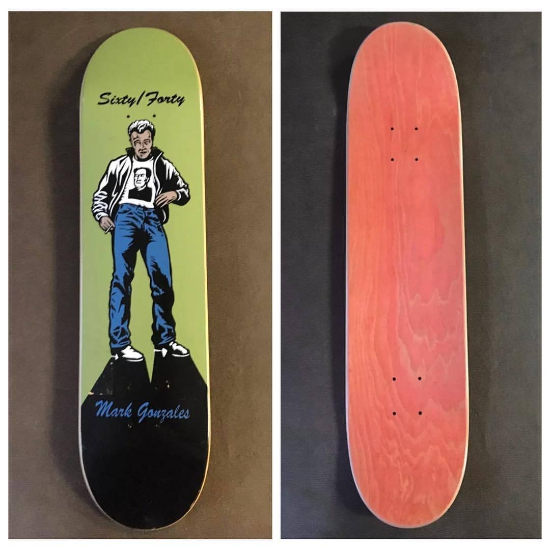 Sk8Cheddar — 60/40 Mark Gonzales 1995. Art Mark Gonzales. Sold