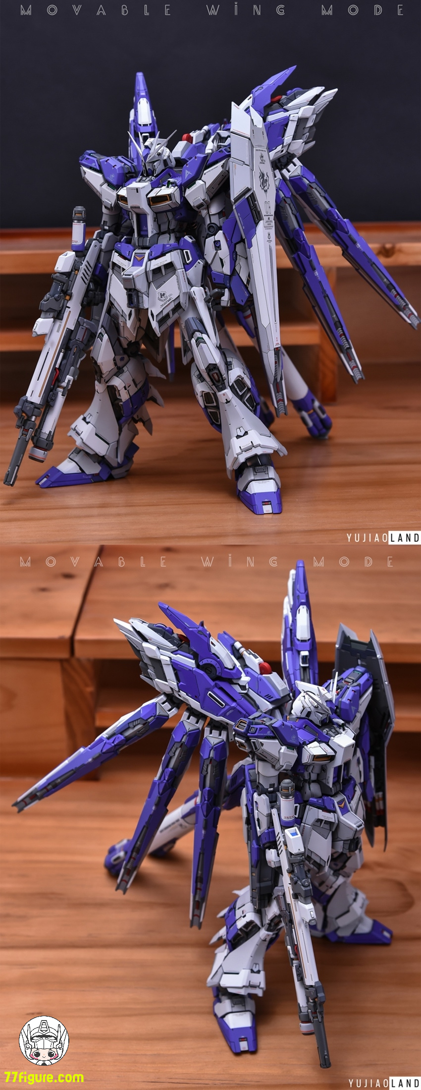 YuJiao Land 1/100 RX-93-v2 Hi-νガンダム用 アップグレード ガレージ