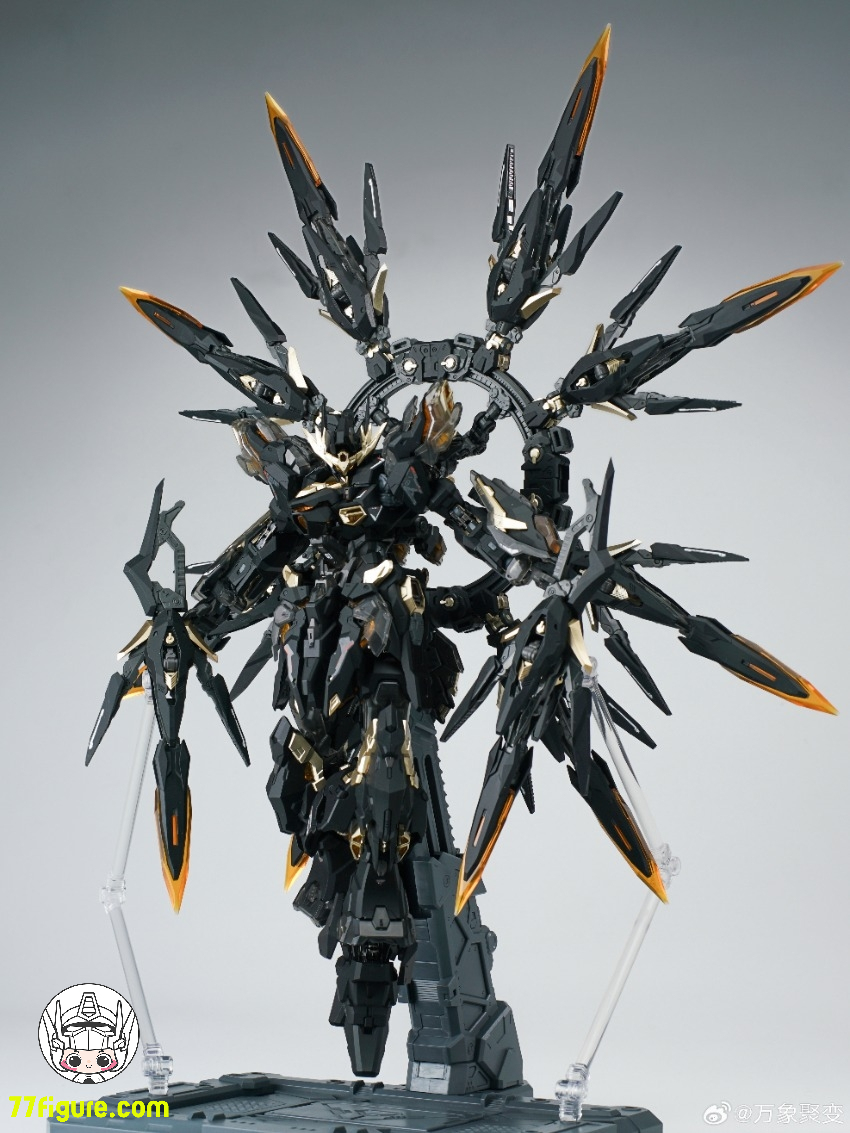 万象聚変 1/100 MG アポカリプス（天啓） プラモデル ブラックゴールド
