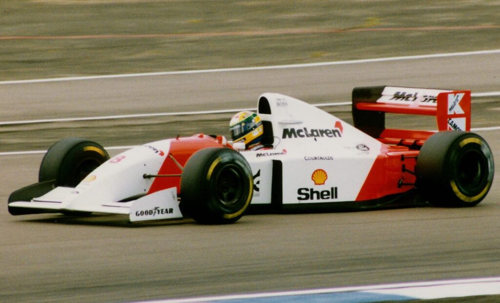 アイルトン・セナの1993年。セナが駆るカーナンバー8のマクラーレン