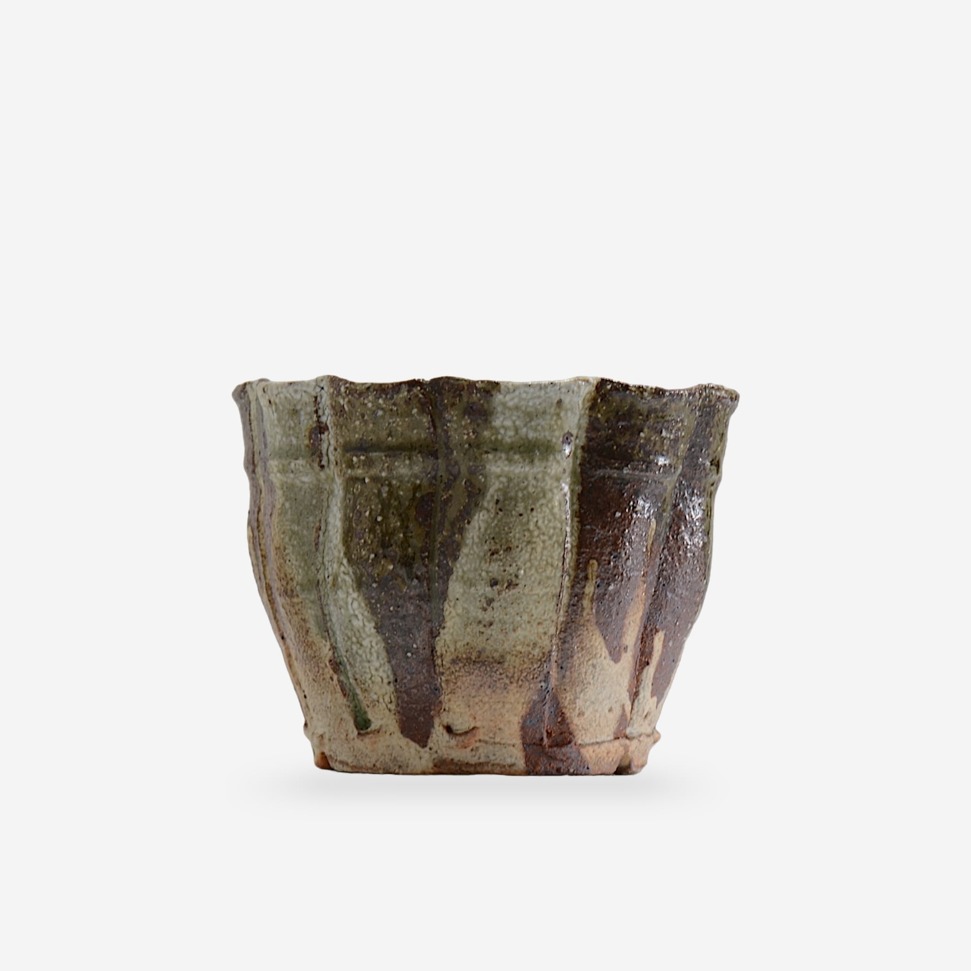 須釜 優子 / 伊賀輪花鉢 / Su12 / 約φ15.0cm / 植木鉢 – ハチラボ