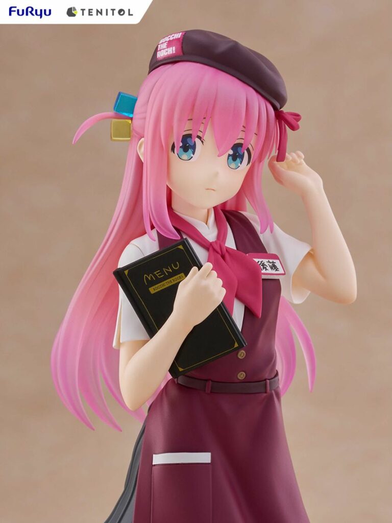 カフェ店員姿の“ぼっちちゃん”がお手頃価格でフィギュアに！困り顔も