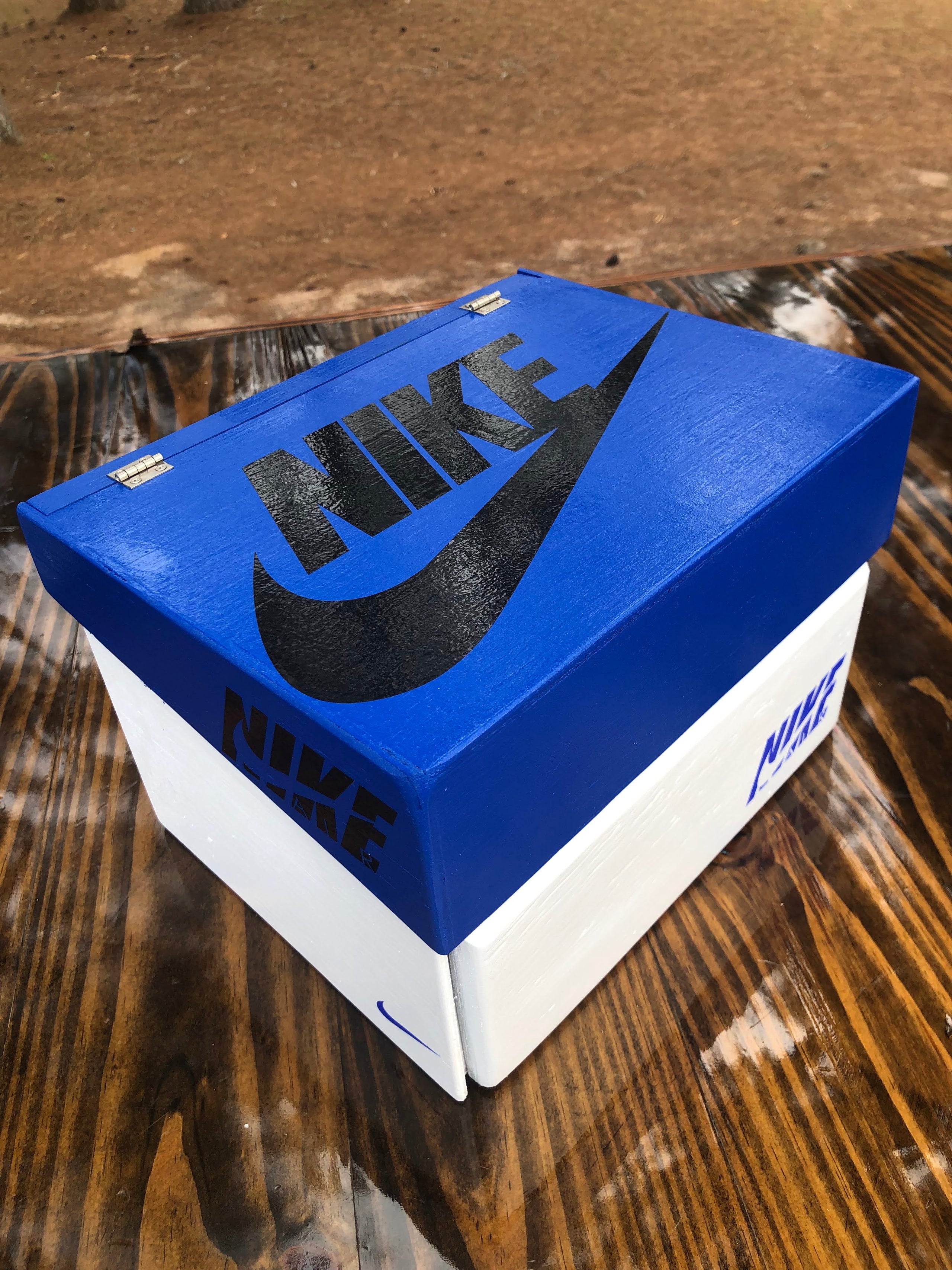 Royal Mini Nike Shoebox Gift Basket | Kreations by MK