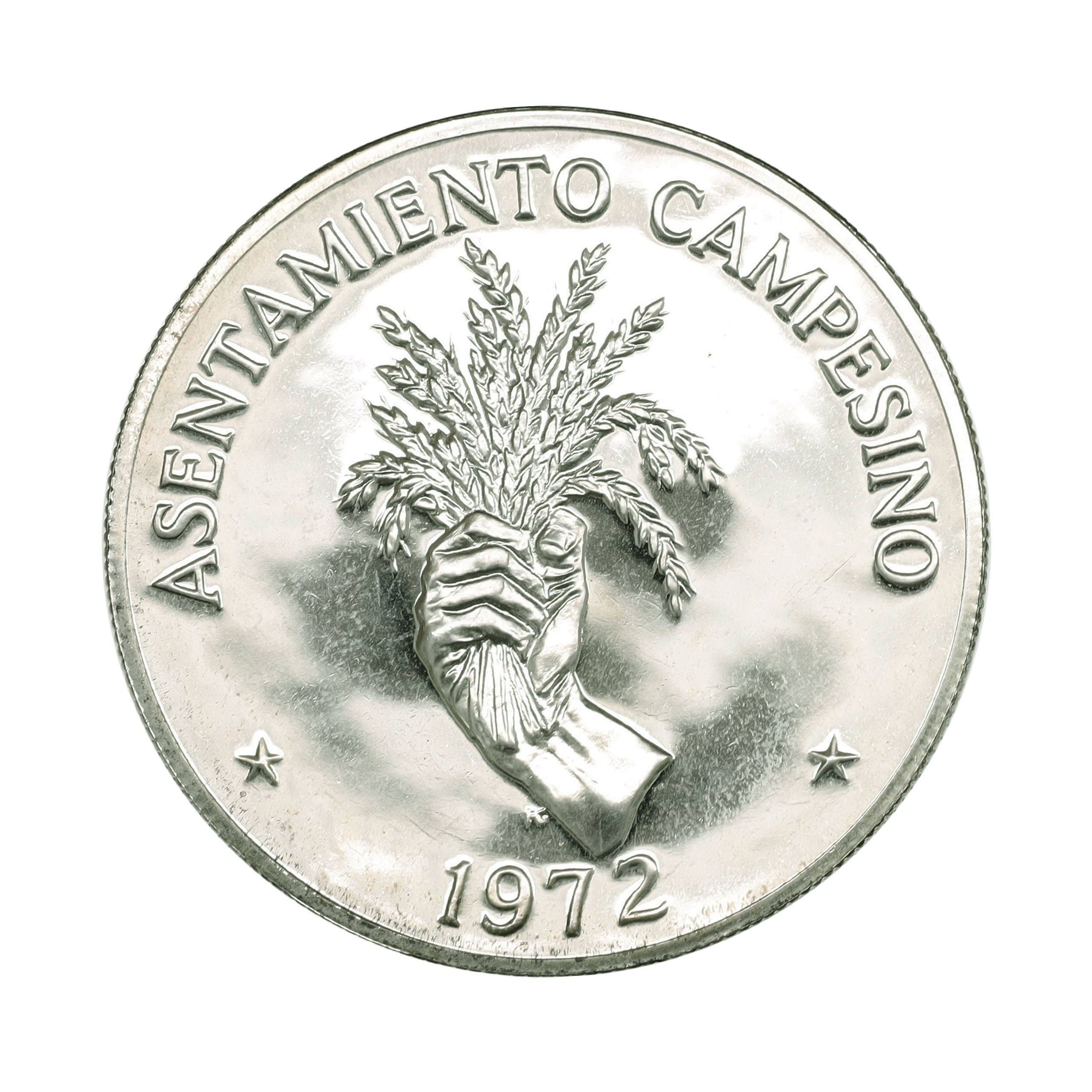 パナマ 1972年 5バルボア 銀貨 国連食糧農業機関記念 Panama 5 Balboas