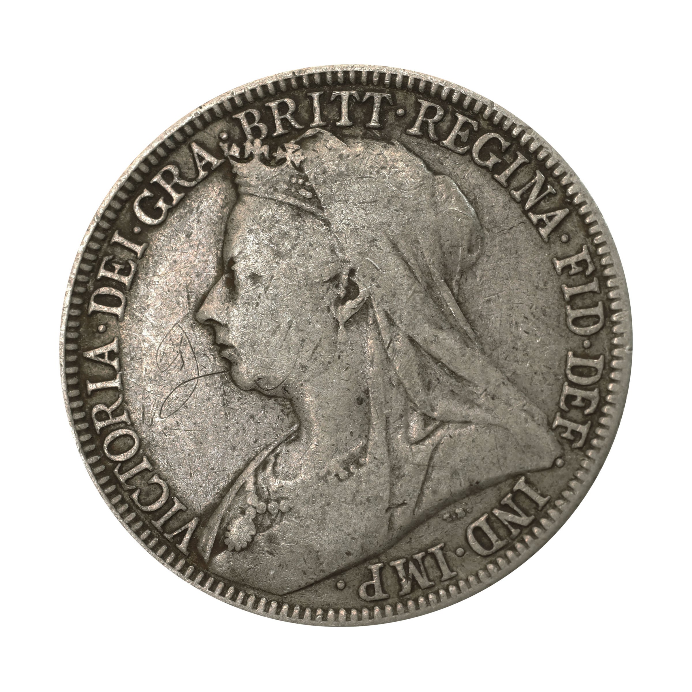 イギリス 1891年 シリング 銀貨 ビクトリア Great Britain Shilling
