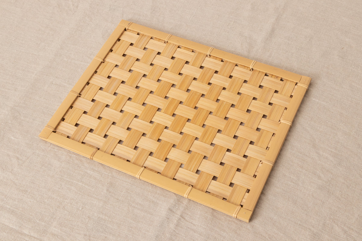 愛媛県/真竹（白竹） 四つ目ランチョンマット‐1basketry – 市川籠店