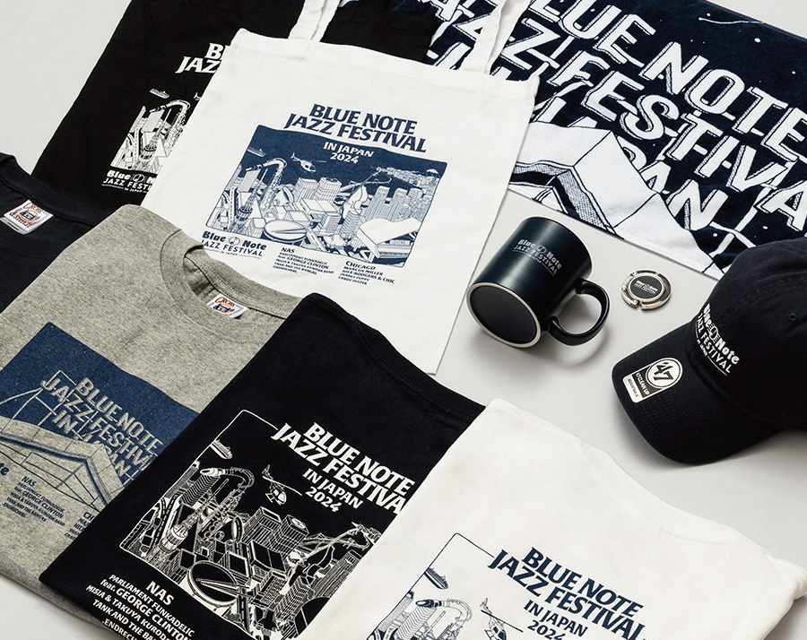 GOODS】オフィシャルグッズ 公開 | Blue Note ジャズフェスティバル in