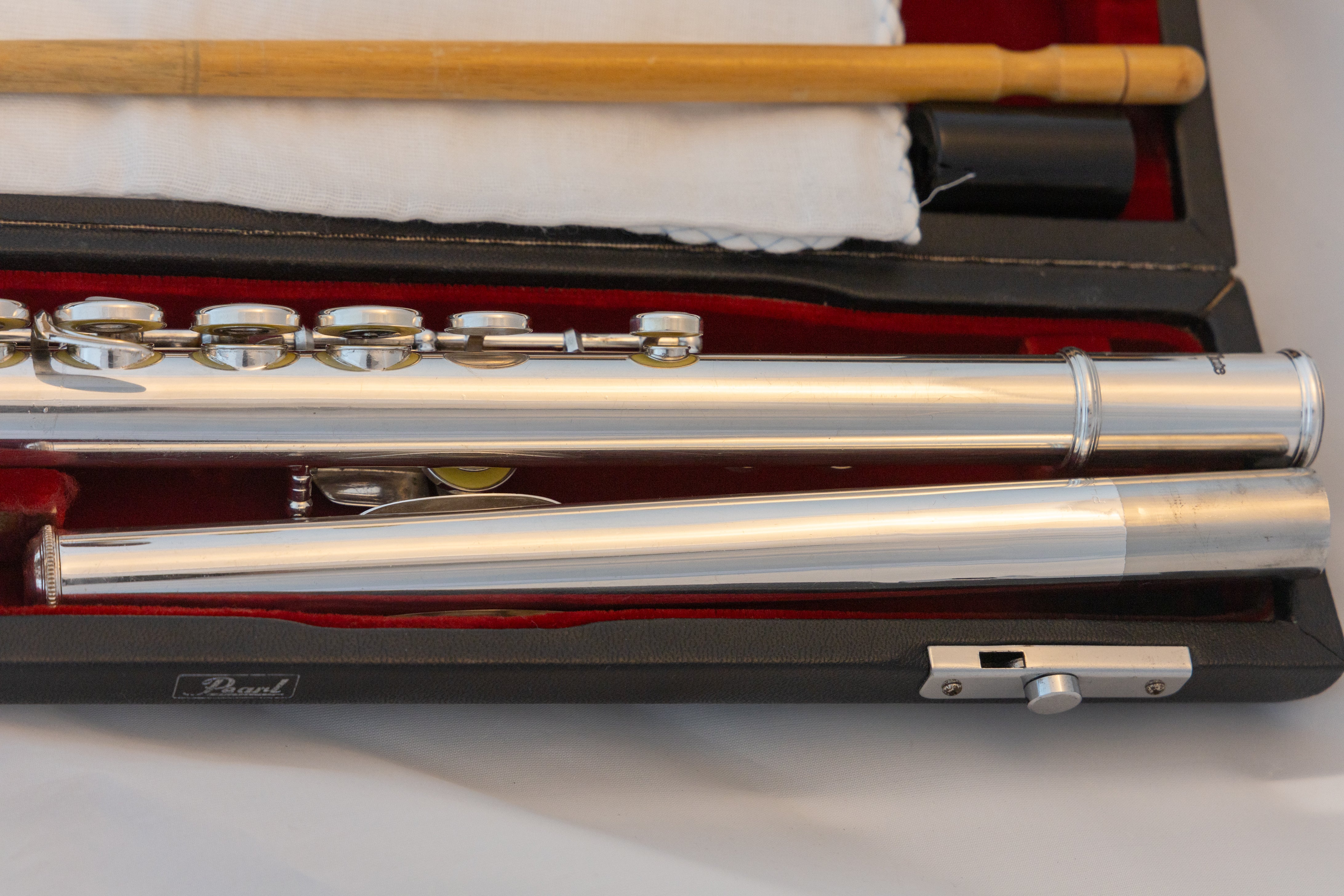 Pearl PF-501 Flute Silver-plated *Open-hole *Made in Japan
