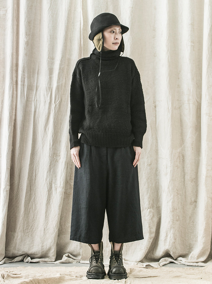 DANIEL ANDRESENチャンキータートルニット BLACK