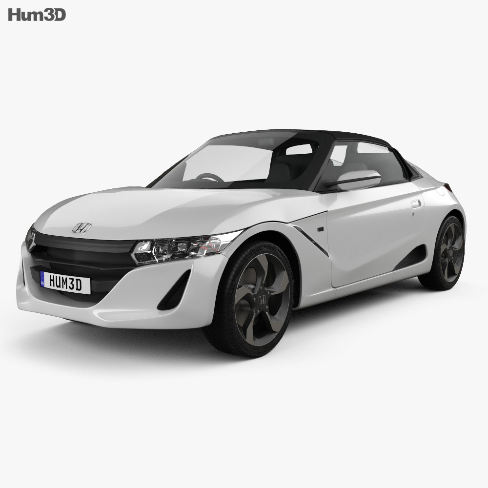 Honda S660 2018 3D model - Download Sports car on 3DModels.org