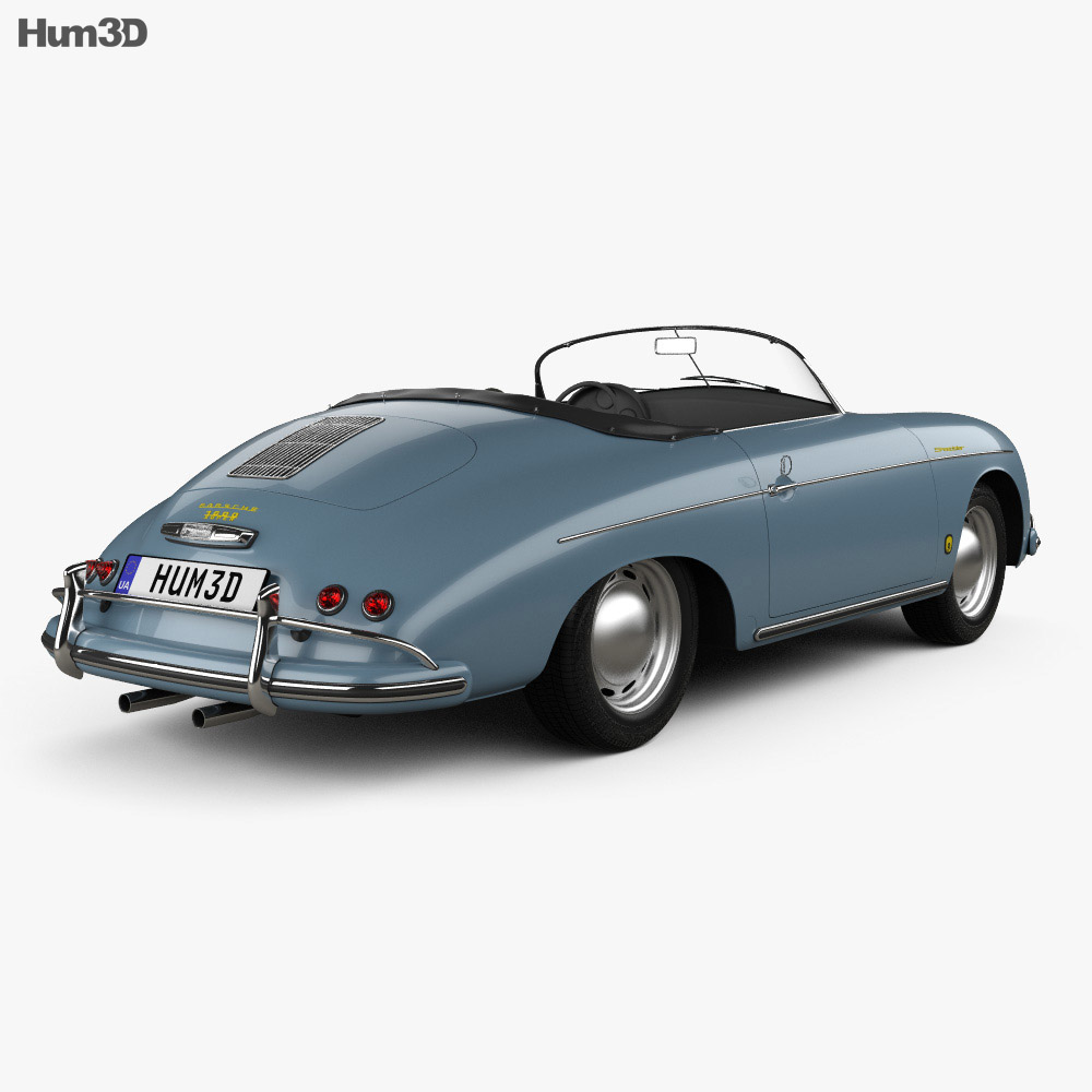 Porsche 356A 1600 Super Speedster 1955 3Dモデル - ダウンロード