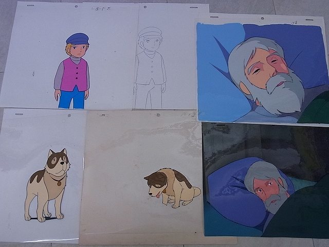 フランダースの犬』のセル画を京都府亀岡市のお客様よりお譲り頂きまし