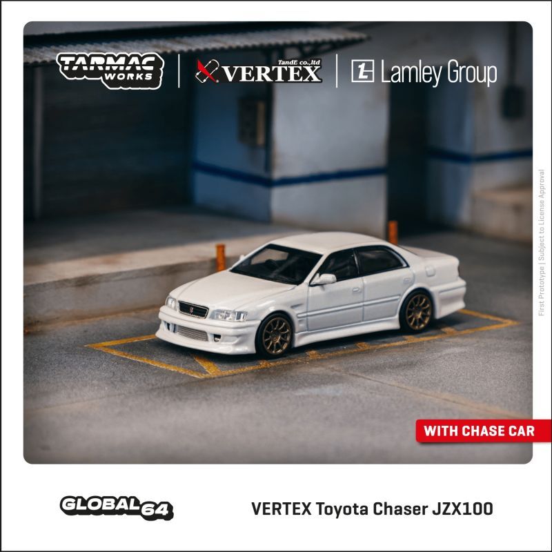 ターマックワークス 1／64スケール VERTEX、100チェイサー、CHASER
