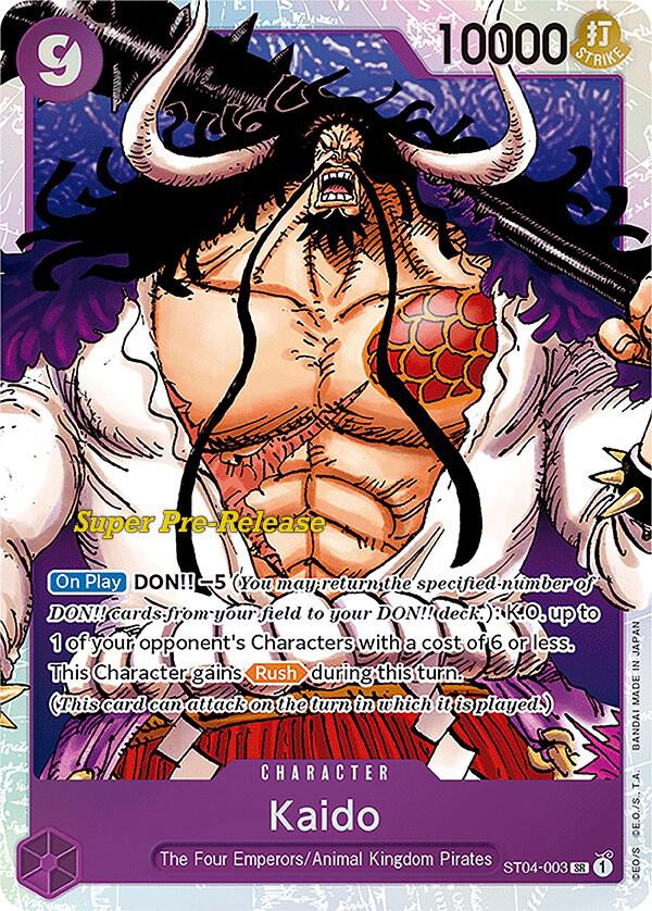 Kaido (003) - Super Pre-Release Starter Deck 4: Animal Kingdom