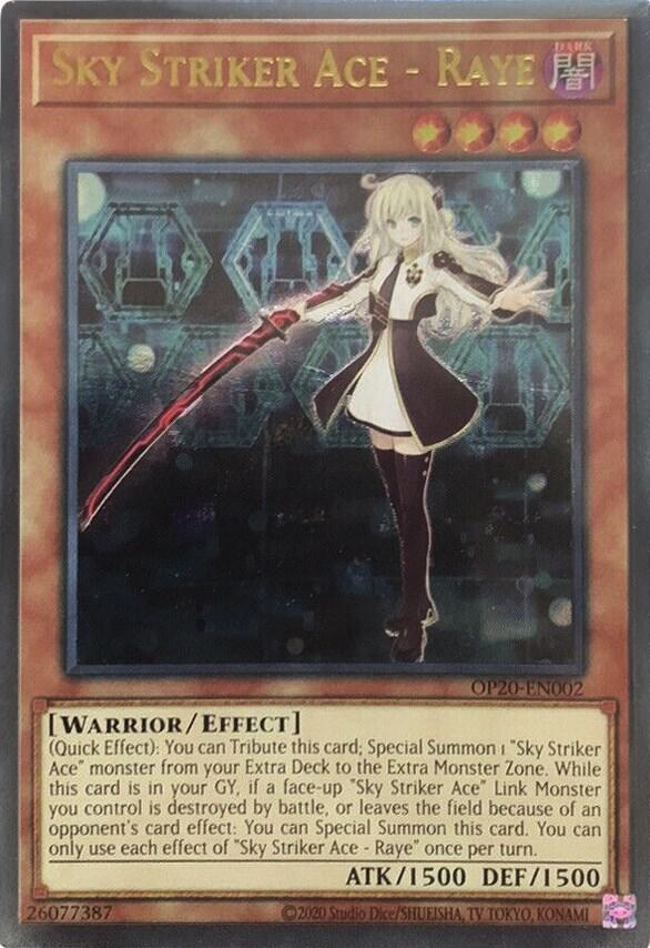 Sky Striker Ace - Raye (UTR) - OTS Tournament Pack 20 - YuGiOh