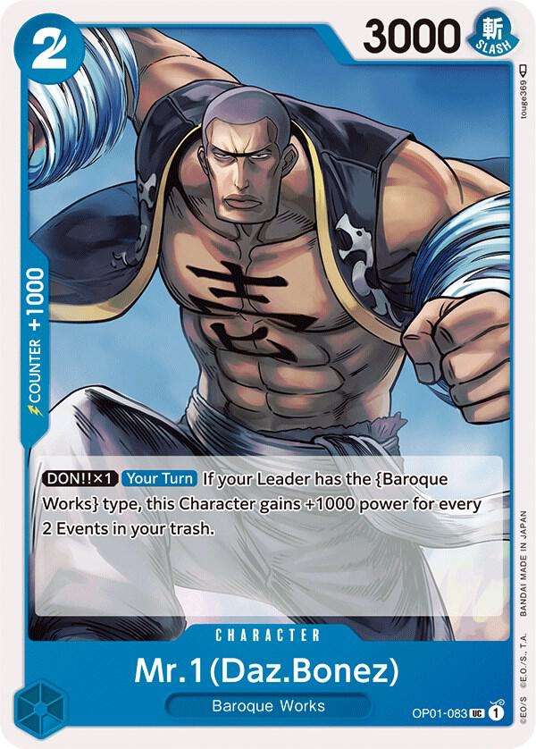Mr.1 (Daz.Bonez) - Romance Dawn - One Piece Card Game - TCGplayer.com
