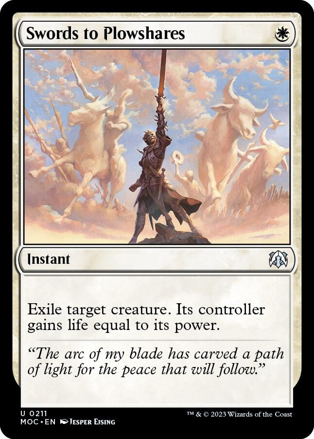 Swords to Plowshares - Commander: March of the Machine - Magic