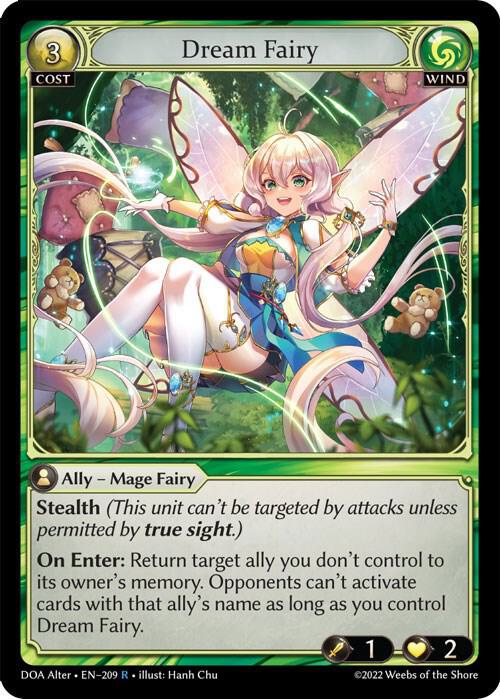 Dream Fairy - Dawn of Ashes Alter Edition - Grand Archive TCG