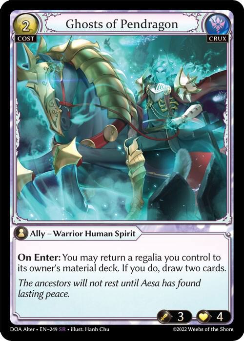 Ghosts of Pendragon - Dawn of Ashes Alter Edition - Grand Archive