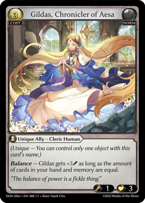 Gildas, Chronicler of Aesa - Dawn of Ashes Alter Edition - Grand