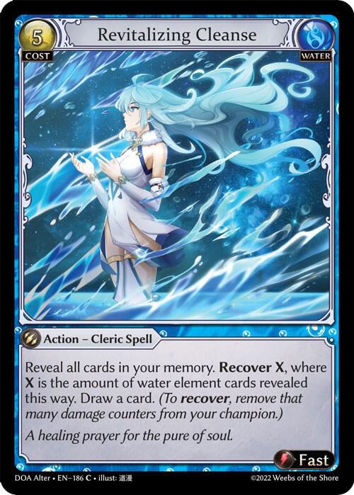 Revitalizing Cleanse - Dawn of Ashes Alter Edition - Grand Archive