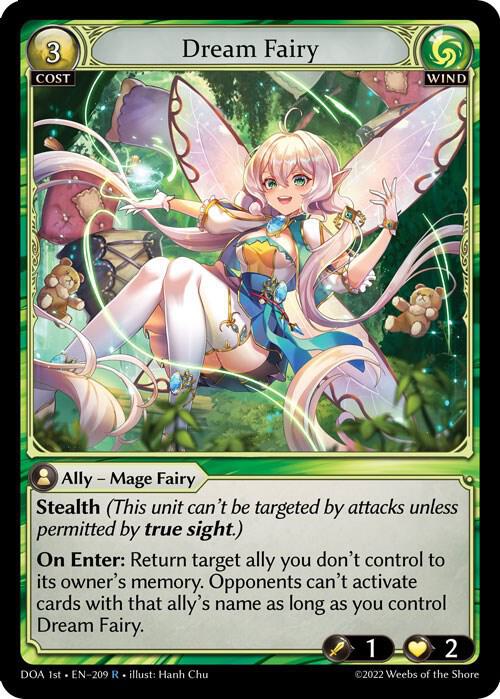 Dream Fairy - Dawn of Ashes 1st Edition - Grand Archive TCG