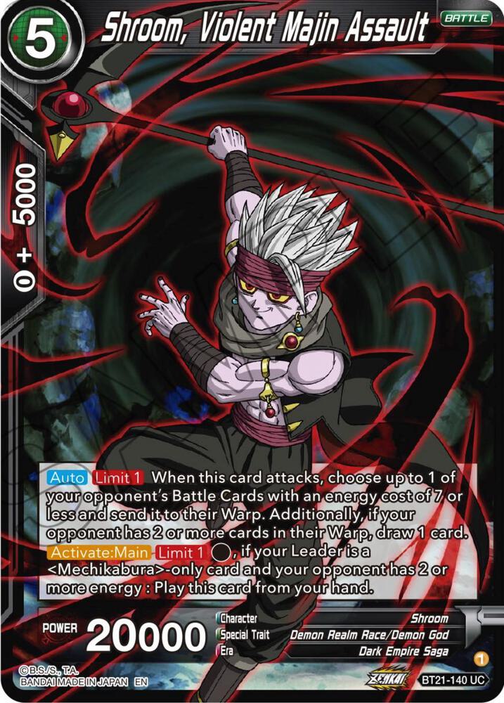 Shroom, Violent Majin Assault - Wild Resurgence - Dragon Ball
