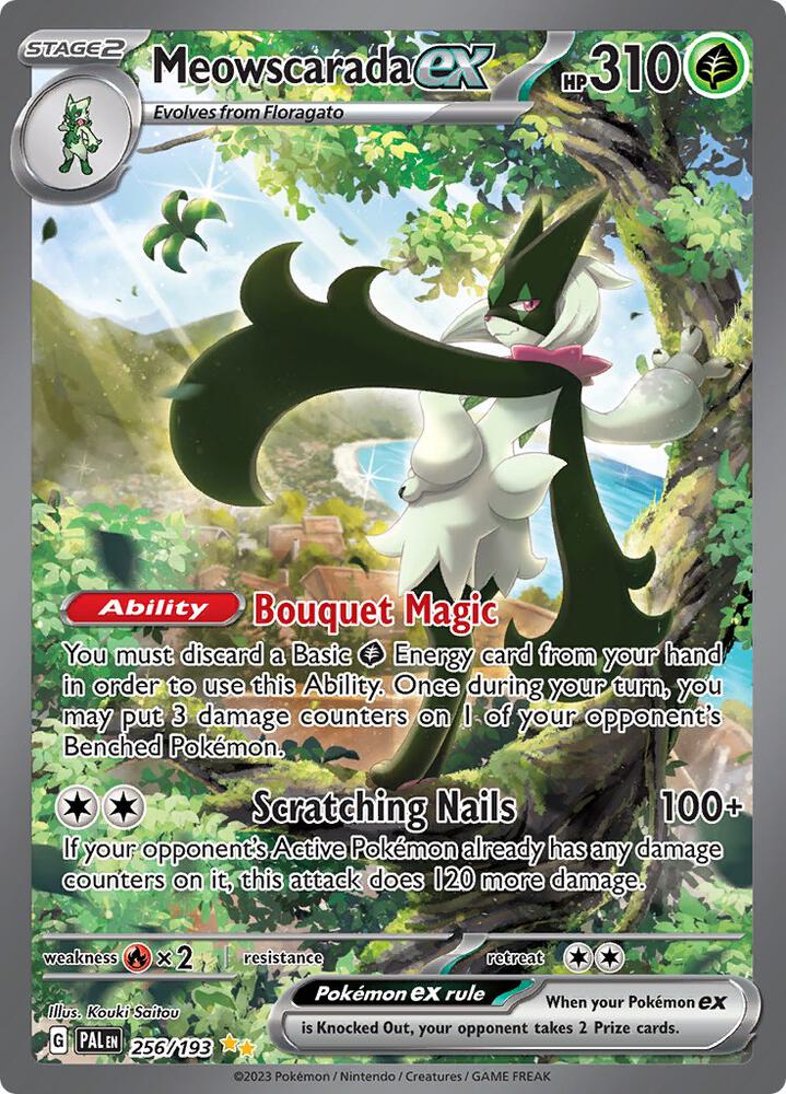 Meowscarada ex - 256/193 - SV02: Paldea Evolved - Pokemon