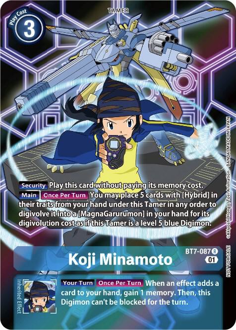 Koji Minamoto (D-Scanner Alternate Art) - Next Adventure - Digimon