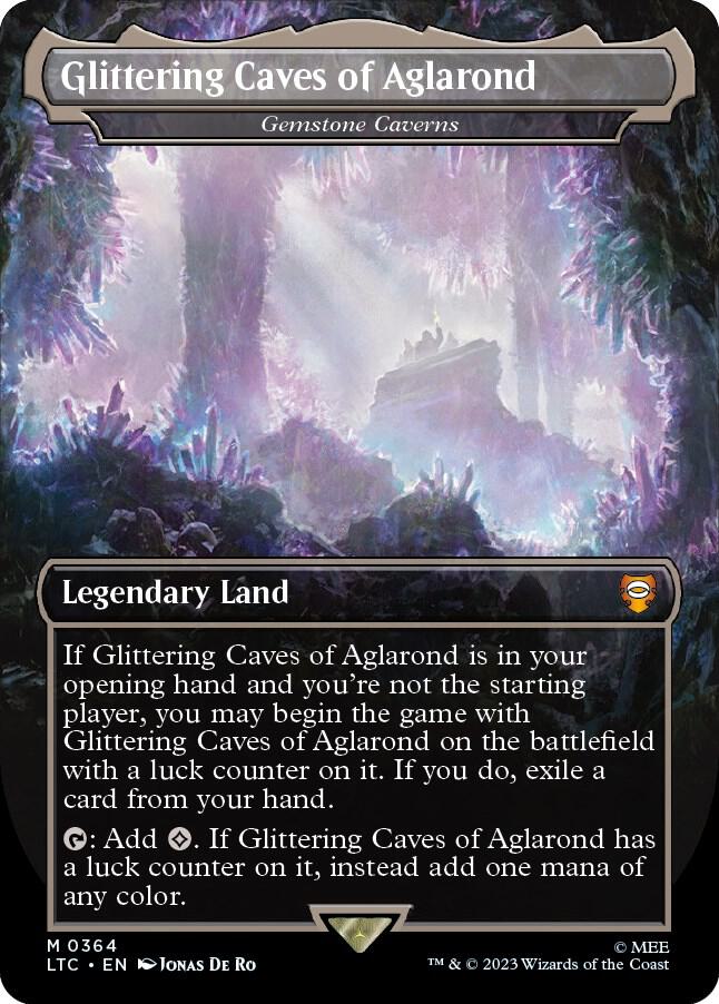 Glittering Caves of Aglarond - Gemstone Caverns - Commander: The