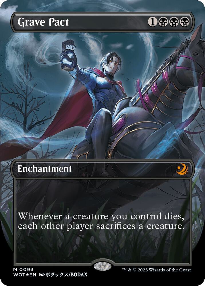 Grave Pact (Anime Borderless) (Confetti Foil) - Wilds of Eldraine
