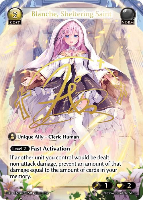 Blanche, Sheltering Saint (CSR) - Fractured Crown - Grand Archive